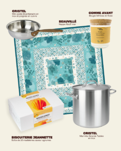 sélection tablée été agence Flag Cristel Beauvillé Comme Avant Biscuiterie Jeanette