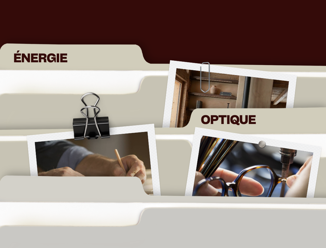 Illustration Nouveaux clients de l'agence Flag : secteurs énergie et optique