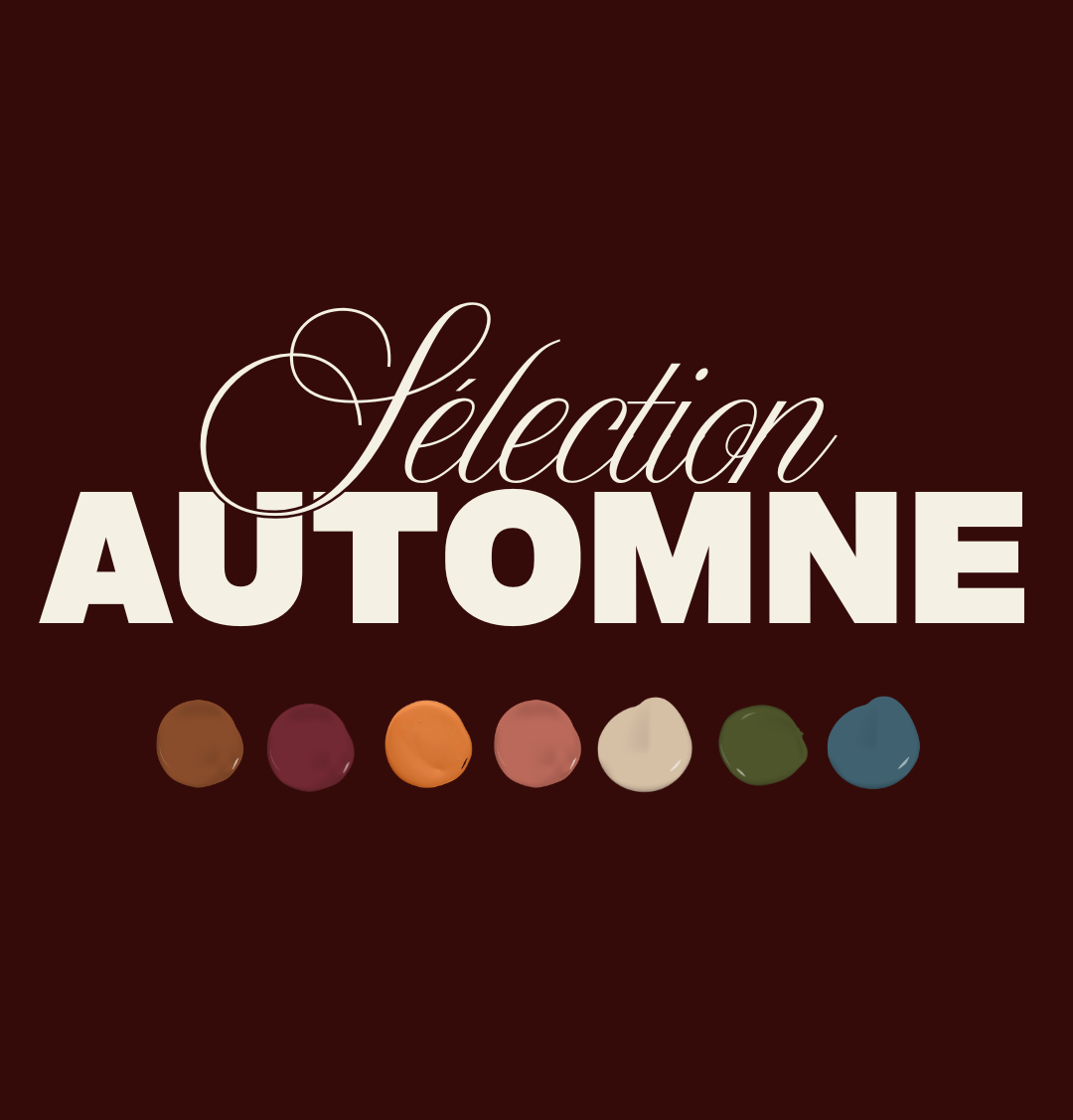 Sélection automne 2026 : couverture avec palette de couleurs