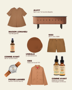 Sélection automne 2026 : produits made in France teintes marron