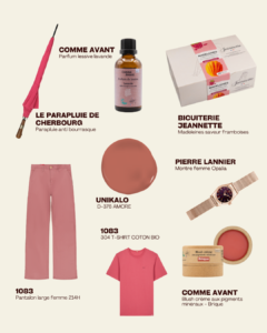 Sélection automne 2026 : produits made in France teintes rose